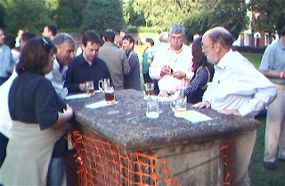 Beerex 2008 - at the Fulford Tomb.  So appropriate.