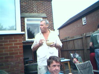 Hartley BBQ 2008 - Crocker at the Meringue and Ice Cream - but was it seconds?