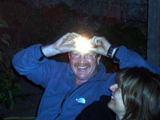 Julian Clive with strange headdress or...Is that a third eye!!